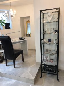 Kosmetikstudio in Arnsberg Madalena Cristiano Cosmetics Vitriene Empfangsbereich